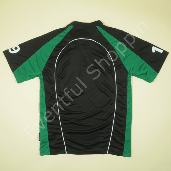 Guinness Performance Rugby Jersey Mens XL Black Green Short Sleeve - Picture 3 of 8